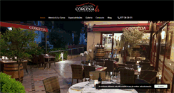 Desktop Screenshot of corcegarestaurant.com